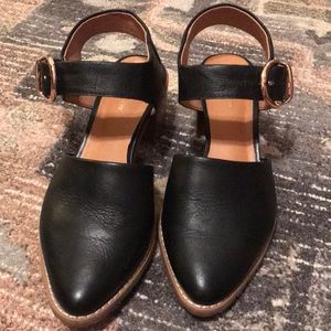 All Black Black Strap Heel from Anthropologie